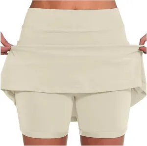 Tennis Skirts for Women with Shorts, Skorts for Women with Pockets Plus Size High Waist Athletic Golf Skorts Sports