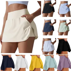 Tennis Skorts for Women with Pockets Athletic Skirt Golf Skirts for Tummy Control Lightweight Summer Skorts Skirt