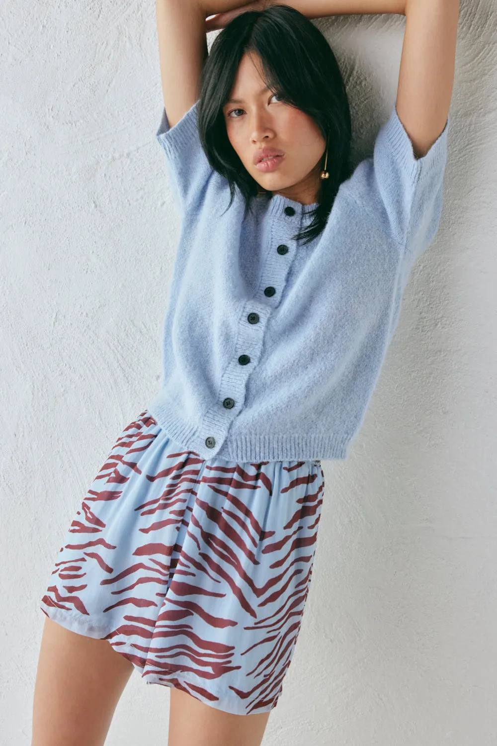 Tess Knit Top Sky