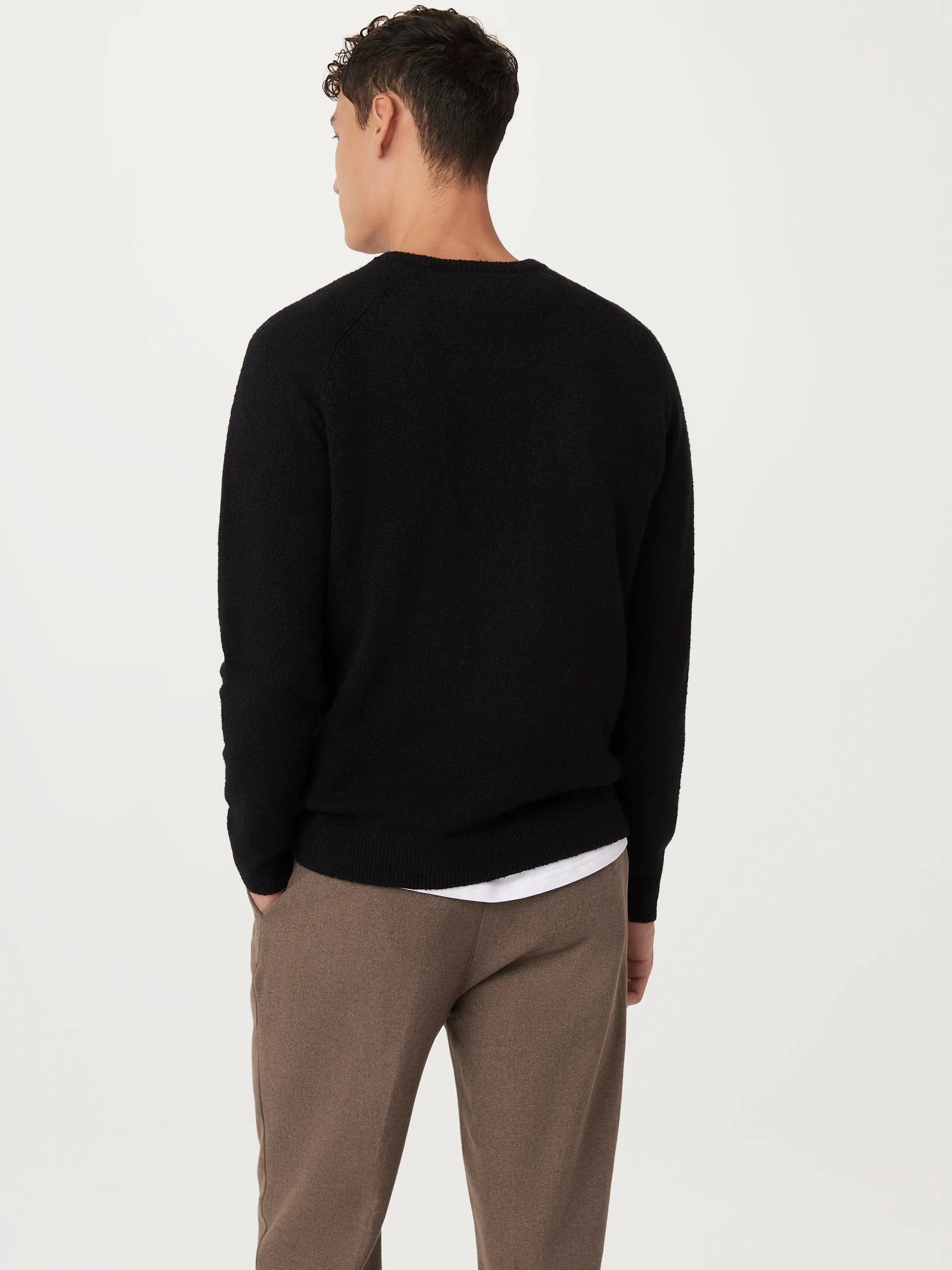 The Seawool® Boucle Sweater in Black