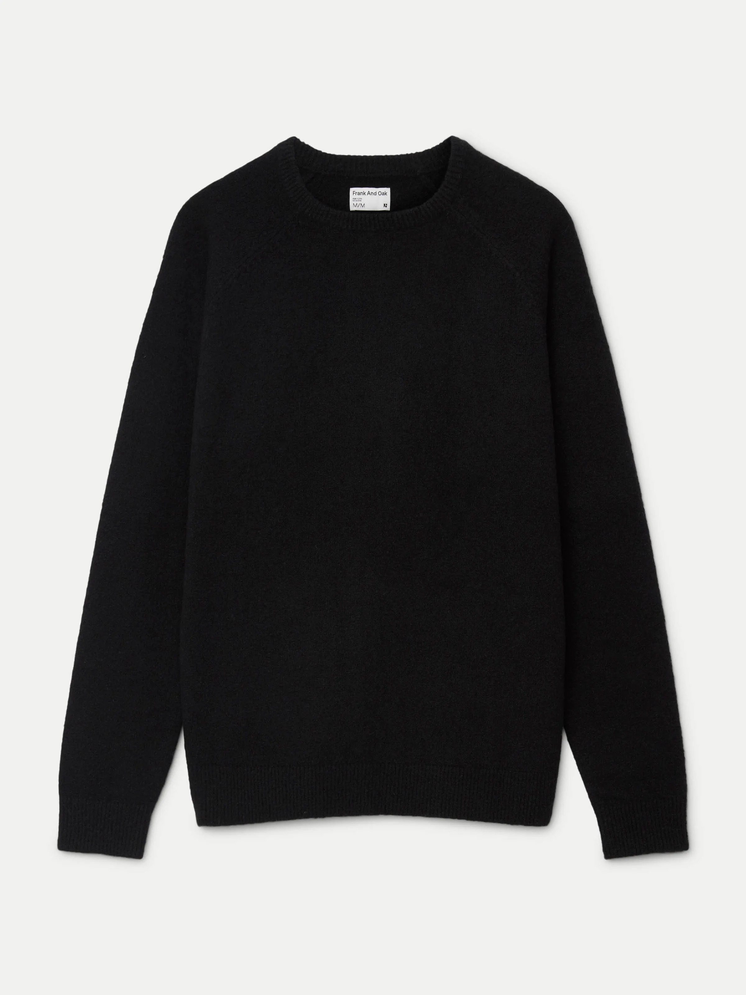 The Seawool® Boucle Sweater in Black