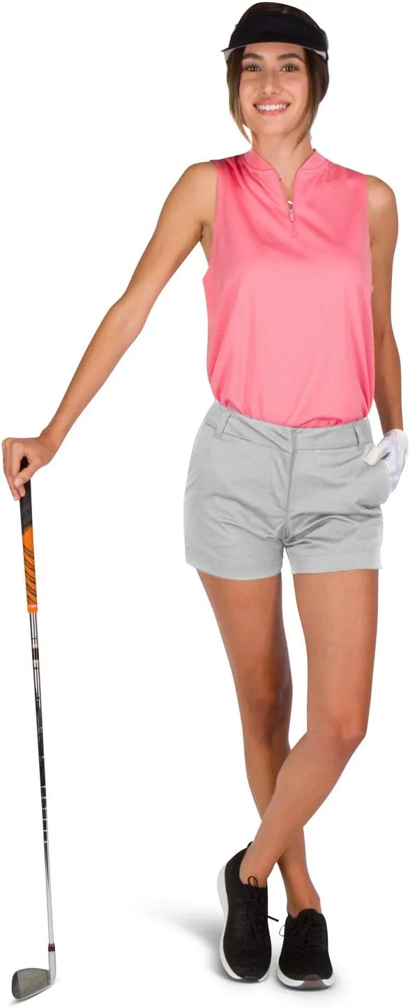 Three Sixty Six Womens Golf Shorts 4  Inch Inseam - Quick Dry Active Shorts with Pockets, Athletic and Breathable