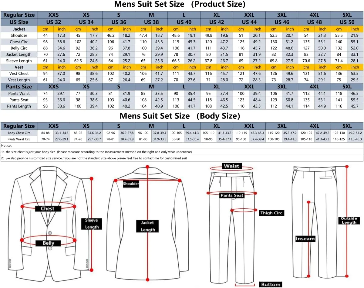 Uohzus Men's 2 Pieces Suit with Belt Casual Fashion Slim Linen Jacket and Pants