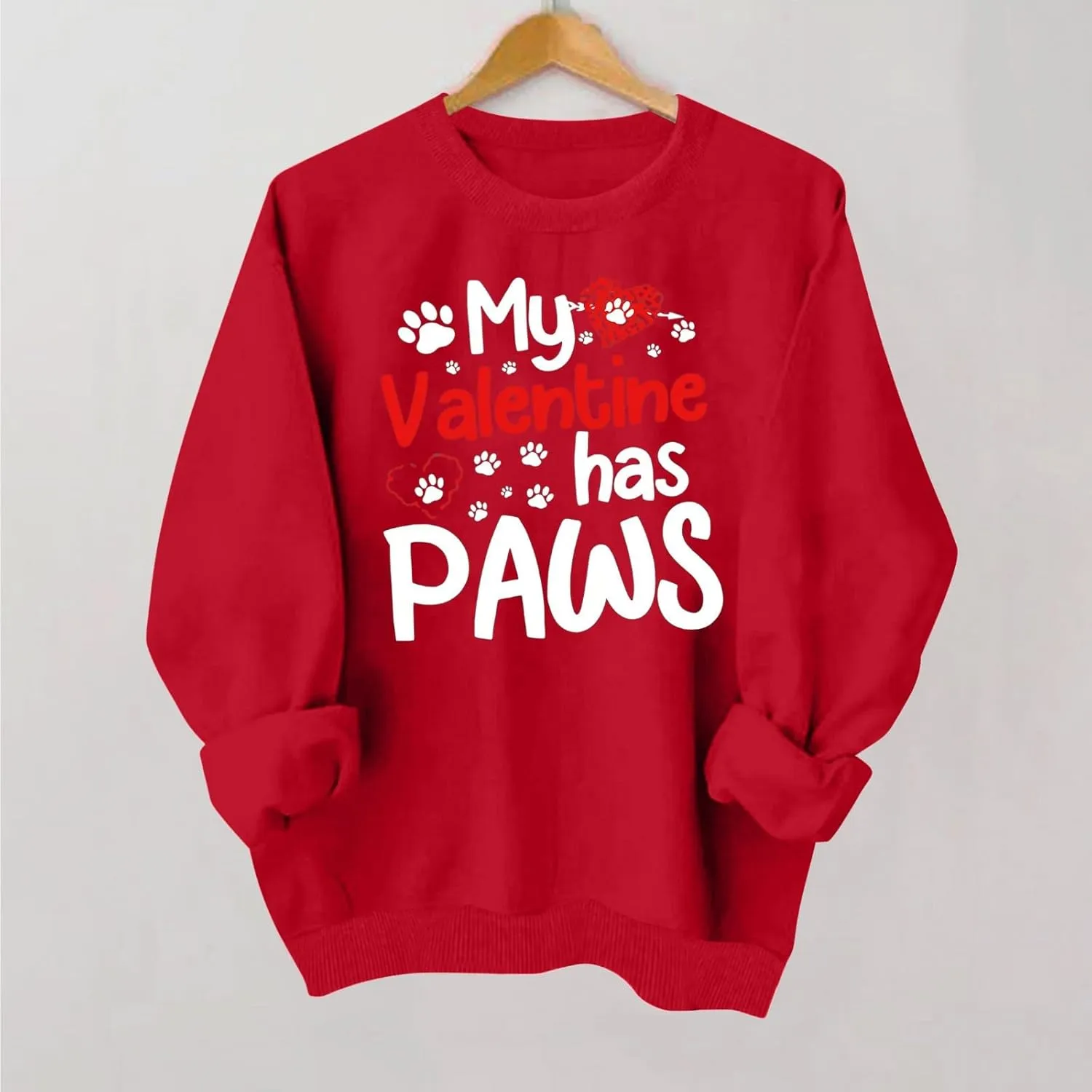 Valentines Sweatshirts for Women Oversized Long Sleeve Sweater Love Heart Graphic Sweatshirt Crewneck Pullover