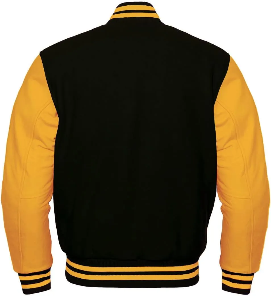 Varsity Jacket Baseball Letterman Jacket Wool and Leather All Color Hoodie & Basketball Jackets