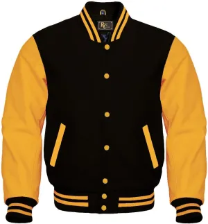 Varsity Jacket Baseball Letterman Jacket Wool and Leather All Color Hoodie & Basketball Jackets