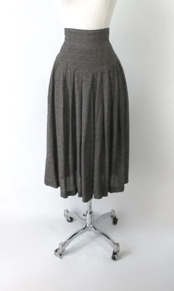 Vintage 80s Culotte Gaucho Cropped Palazzo Pants M