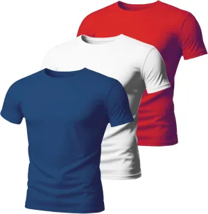 Vizari Mens Athletic T-Shirt | Quick-Dry, Moisture-Wicking Sports Tee | Shirts for Workouts, Outdoor Activities & Casual Wear