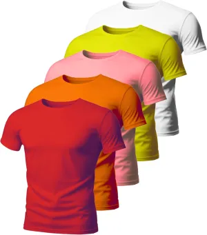 Vizari Mens Athletic T-Shirt | Quick-Dry, Moisture-Wicking Sports Tee | Shirts for Workouts, Outdoor Activities & Casual Wear