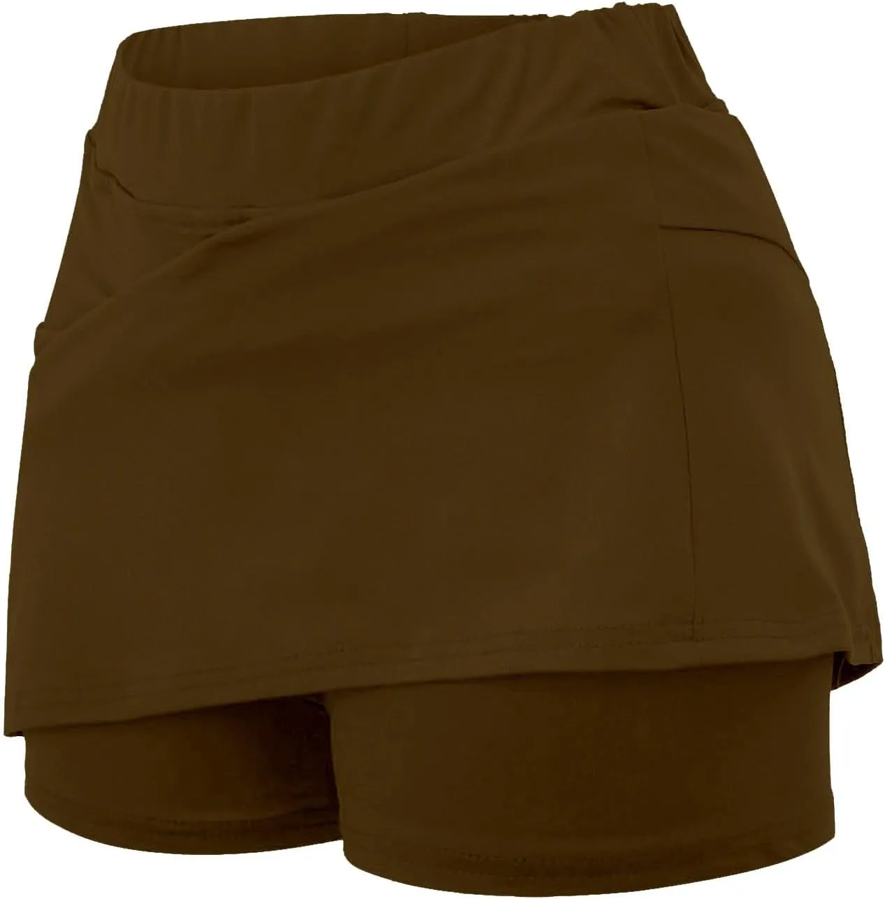 Womans Tennis Golf Skirts High Waisted Workout Athletic Skirt with Shorts Underneath Quick Dry Gym Running Skirt