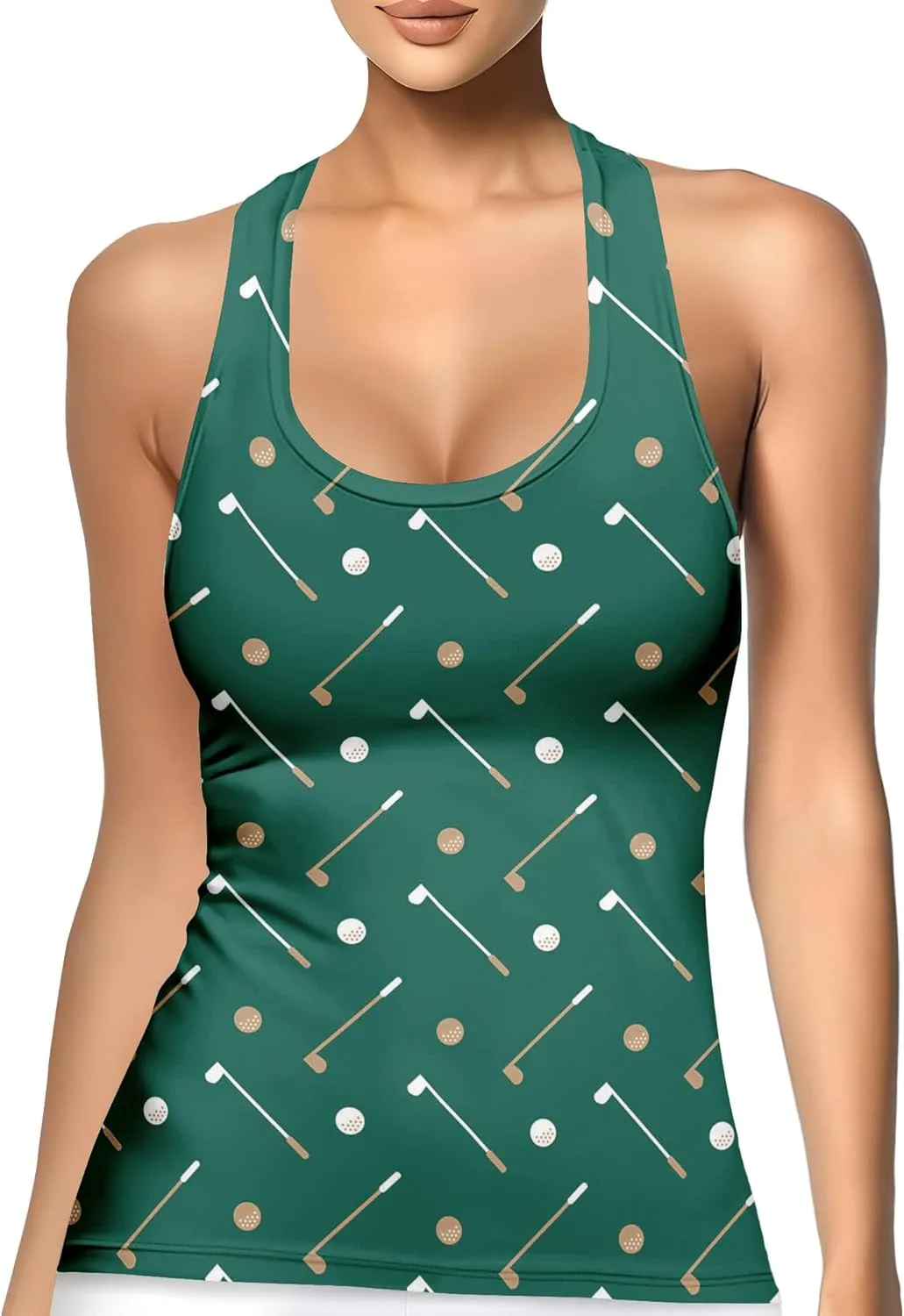 Womens Graphic Tank Tops Racerback Sleeveless Summer Leopard Print Top Neon Workout Shirt