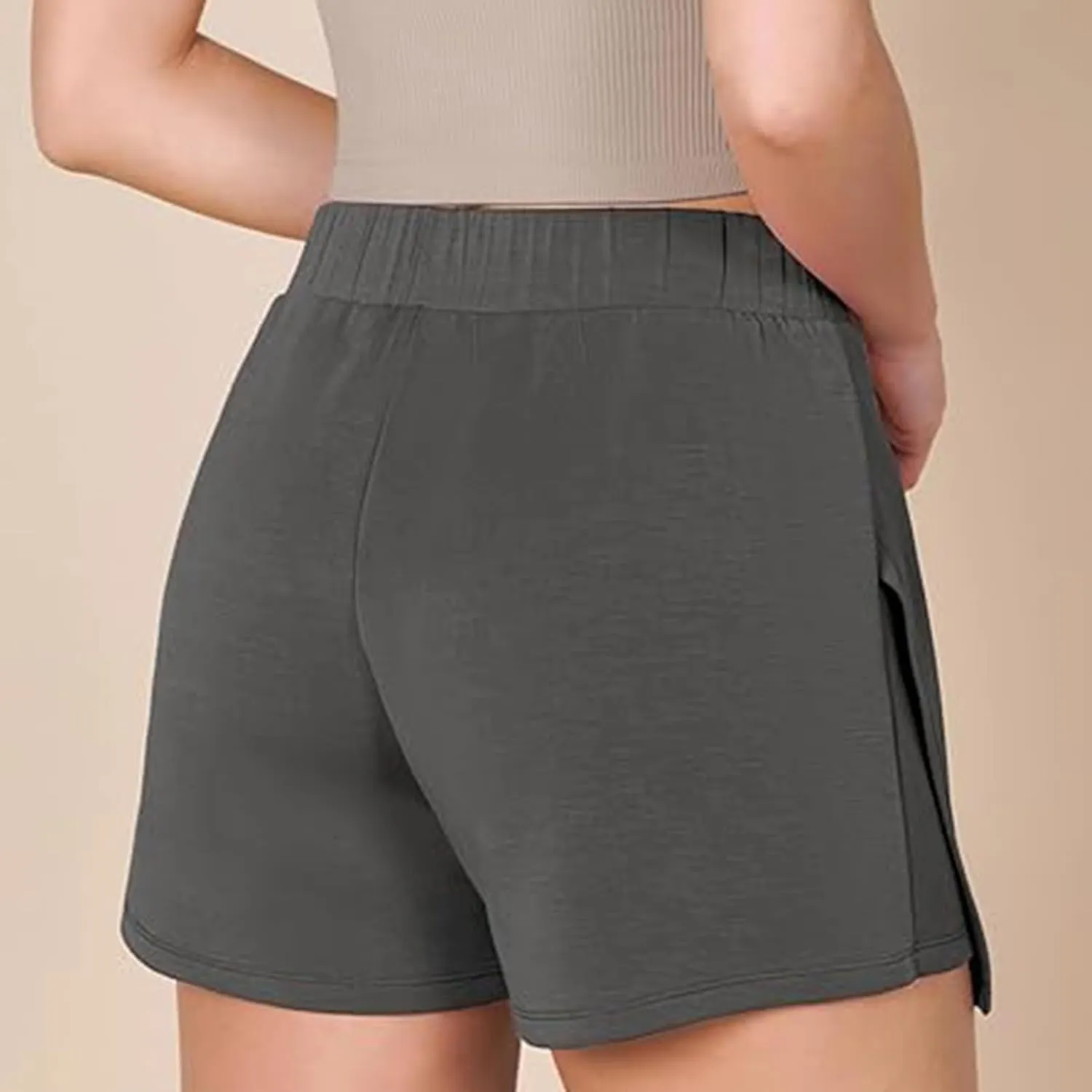Womens Mini Skorts Sexy High-Waisted Pencil Bodycon Short Skirts with Side Split 2025 Work Out Shorts