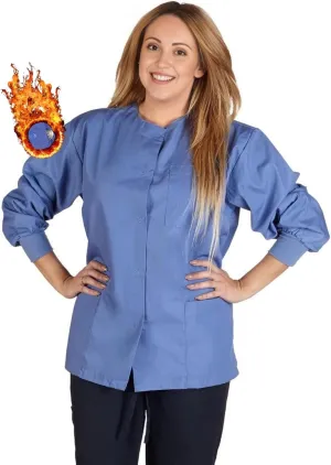 Women's Scrub Jacket Warm Up Medical Scrub Jackets for Women