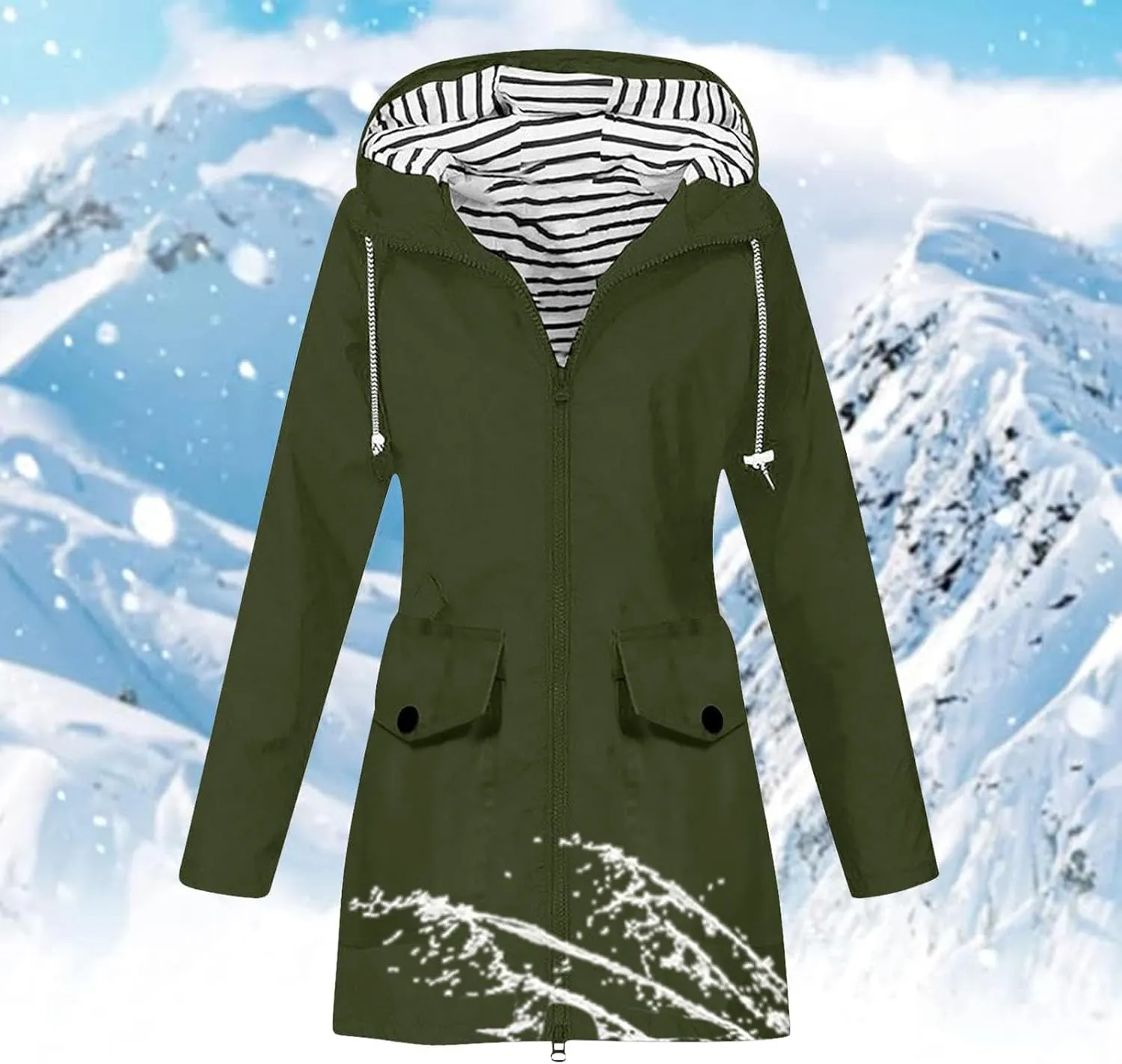 Women's Sherpa Winter Fall Fluffy Fleece Jacket Padded Coat Trench Coats Windbreaker Jackets Coat Outerwear Fuzzy