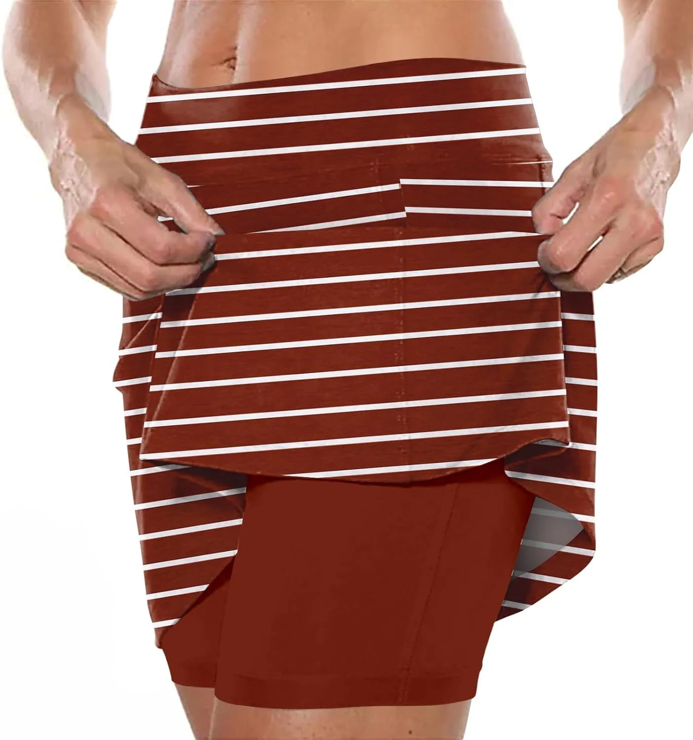 Womens Summer Tennis Skirts with Shorts Underneath, Pickleball, Athletic, Workout and Golf Skorts with Pockets