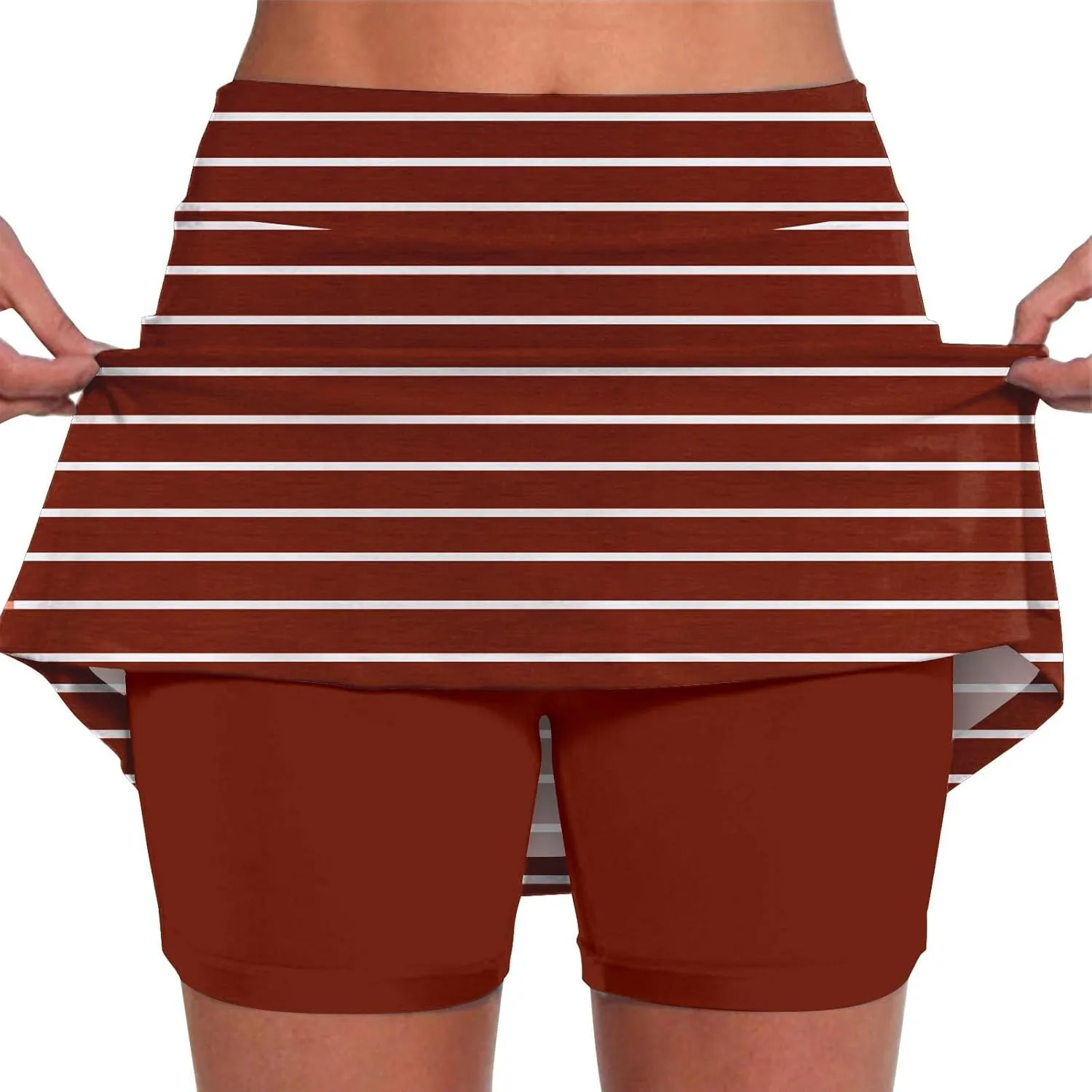 Womens Summer Tennis Skirts with Shorts Underneath, Pickleball, Athletic, Workout and Golf Skorts with Pockets