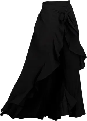 YOLAI Dance Pants for Women Baggy Women's Print Stretch Bell Bottom Flare Palazzo Pants Trousers